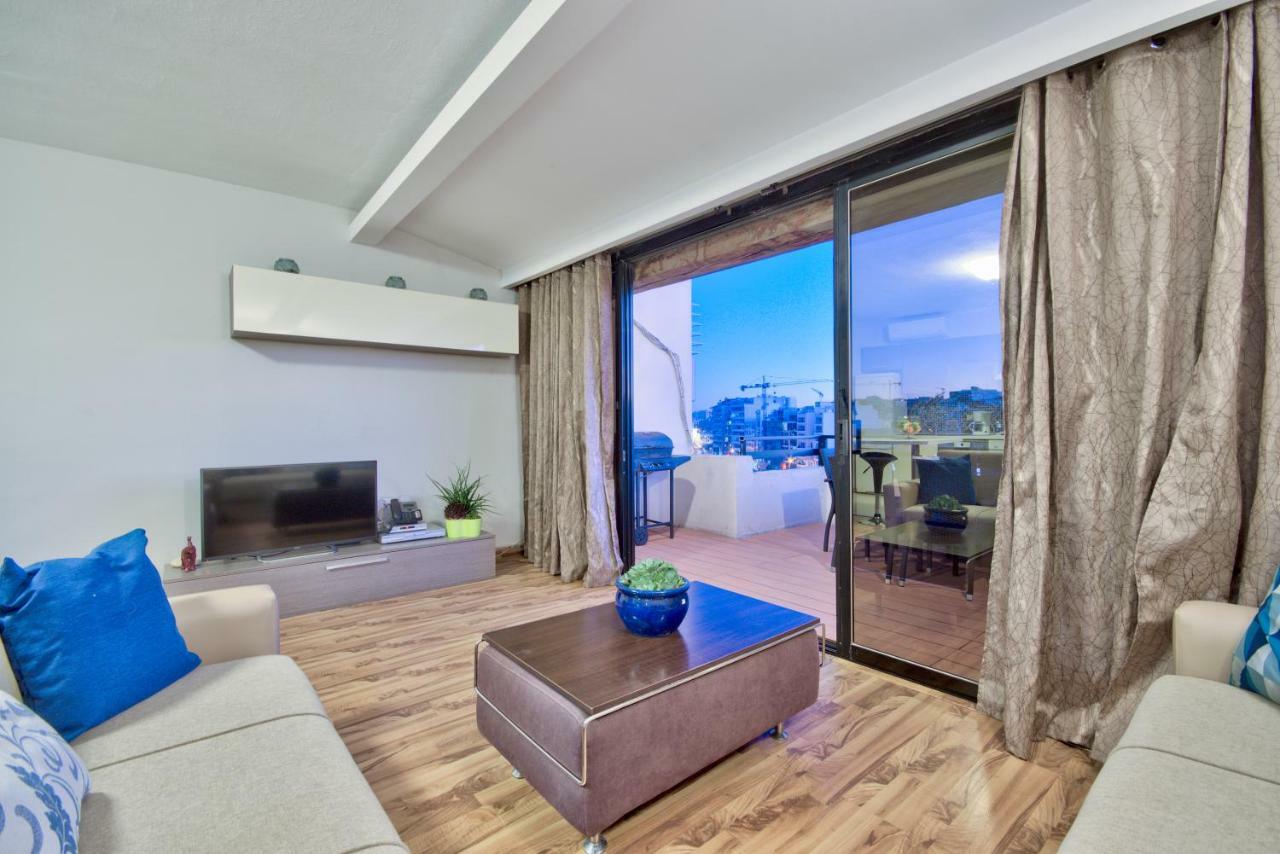 Spinola Court - Stunning Seaview Apartment & Penthouse On Spinola Bay By Shortletsmalta Saint Julian's Exterior photo